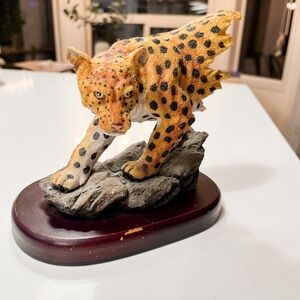 Vintage Amy & Addy Leopard Statue